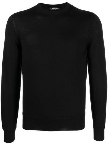 Cashmere and silk crewneck sweater