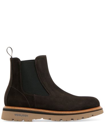 Suede calf leather Chelsea boots