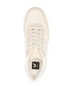 Organic leather V-12 sneakers