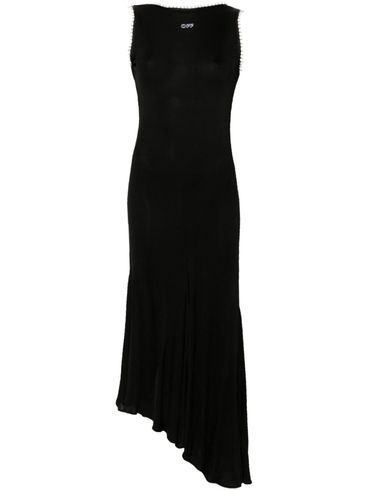 Midi ribbed dress with beads