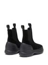 Suede Calf Leather Luna Chelsea Boots