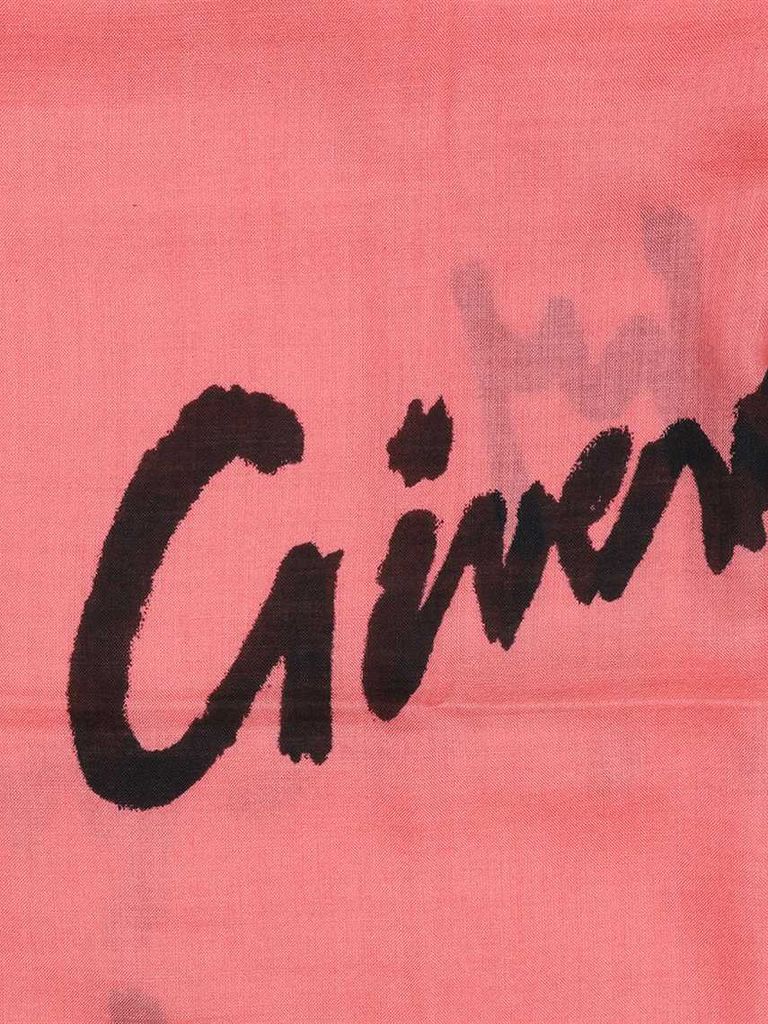 Shop Givenchy Logo Scarf In Red