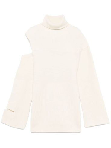 ANDREADAMO - Ribbed wool cut-out sweater