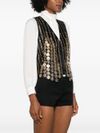 alberta ferretti - Gilet decorato con paillettes - 1