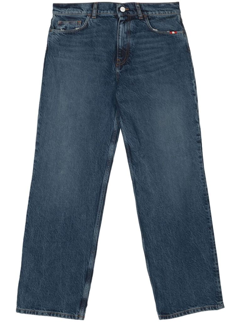 Shop Amish Recycled Denim Jenny Jeans In Blue