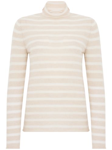 Maglia in cashmere a righe