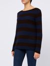 be you - Striped cashmere crew neck sweater - 1