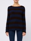 be you - Striped cashmere crew neck sweater - 2