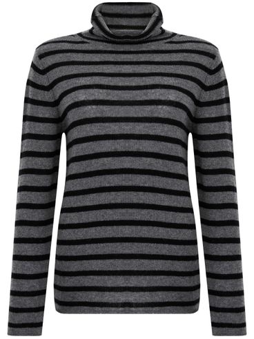 Maglia in cashmere a righe