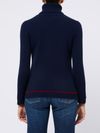 High-neck cashmere sweater