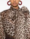 Leopard print animal blouse