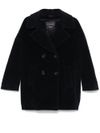 Double-breasted virgin wool coat