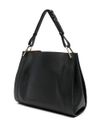 Calf leather tote bag with logo