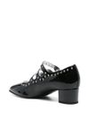 Polished calf leather Camden pumps