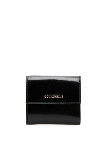 COCCINELLE - Calf leather wallet with logo