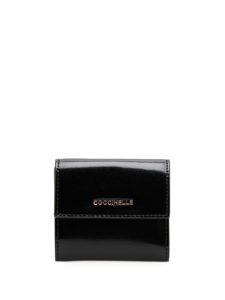 COCCINELLE CALF LEATHER WALLET WITH LOGO 