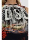 diesel - Top in cotone con graffiti - 1