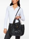 Borsa tote Kensington Puff media in pelle