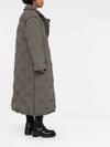 Padded mid-length coat