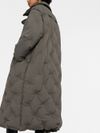 Padded mid-length coat