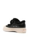 Sneakers Pablo Mary Jane in pelle di vitello e shearling