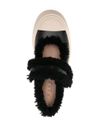 Sneakers Pablo Mary Jane in pelle di vitello e shearling