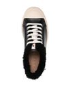 Calf leather and shearling Pablo sneakers