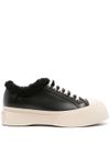 Calf leather and shearling Pablo sneakers