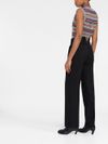 Pleated wool trousers