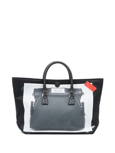 Borsa tote 5AC micro in pelle