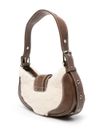 Calf Lather and shearling Brocle shoulder bag