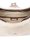 Borsa a spalla Brocle in pelle e shearling