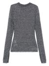 Mohair sweater with sequins