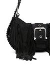 Suede Brocle shoulder bag with fringe