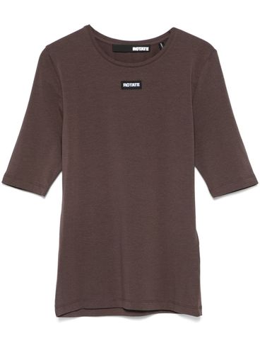 ROTATE - T-shirt in cotone con logo