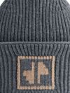 Wool and cashmere Ribbed beanie