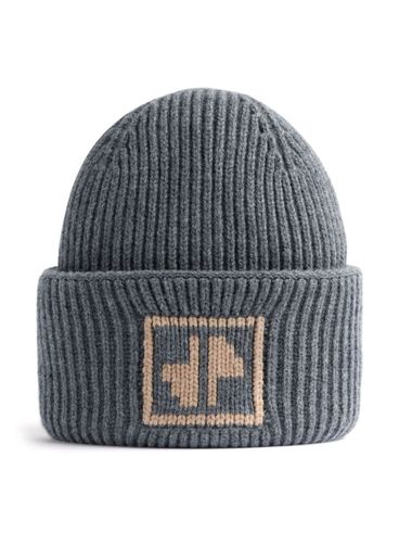 Wool and cashmere Ribbed beanie