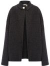 Ribbed wool and silk cardigan