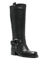 ash - Calf Leather Stan boots with heel - 1