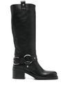 ash - Calf Leather Stan boots with heel