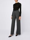 Wool Nadia wide-leg trousers