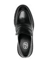 Calf leather Norton loafers with heel