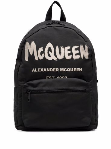 ALEXANDER McQUEEN - Zaino Metropolitan con Graffiti