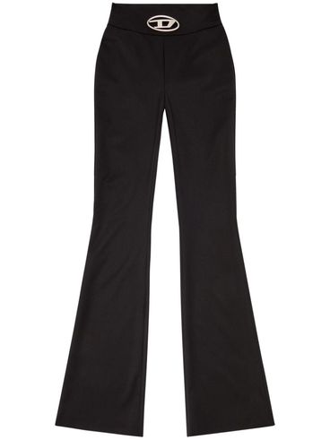 P-erseus flared pants with logo