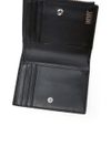 Wallet with logo plaque