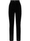 Tailored velvet trousers