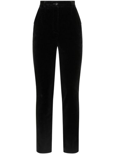 Tailored velvet trousers