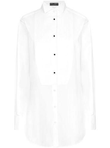 DOLCE & GABBANA - Camicia lunga in cotone