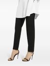 Pinstripe wool trousers