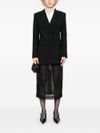 dolce & gabbana - Double-breasted pinstripe wool blazer - 3